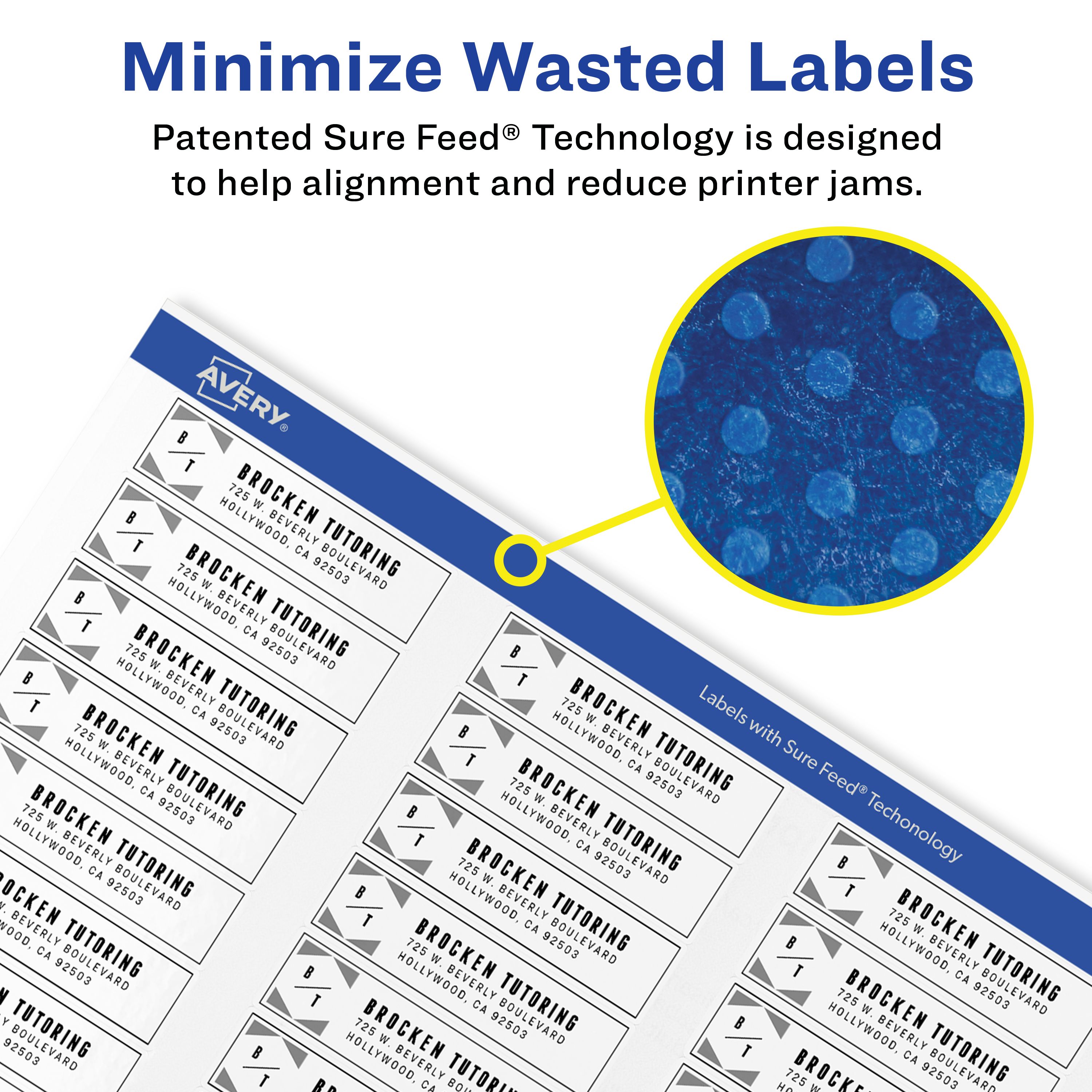 Easy Peel® Return Address Labels with Sure Feed 5167 | Avery